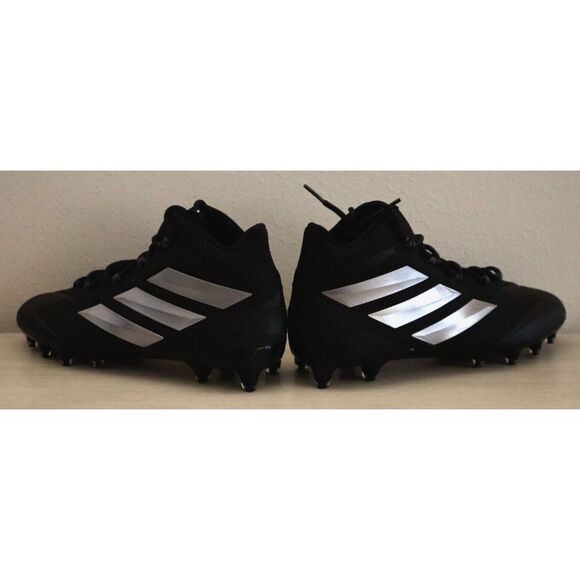 adidas F97423 Men's Sz 10.5 Black/Gray Freak Carbon Mid Football Cleats - Picture 11 of 11